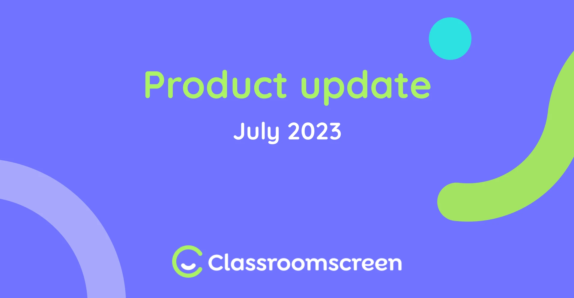 Product update