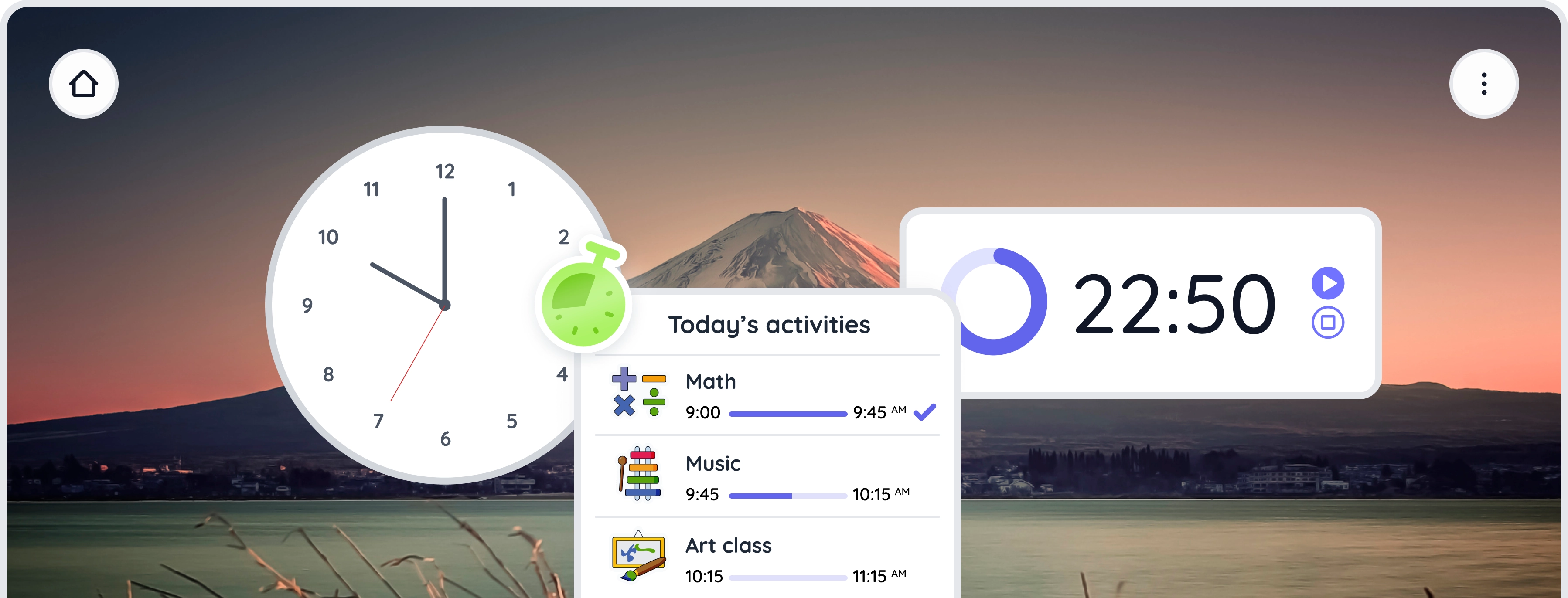 Virtual Classroom Timer (Exercise Panel)