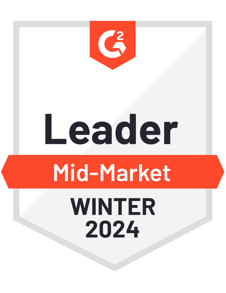 We are a mid-market leader on G2