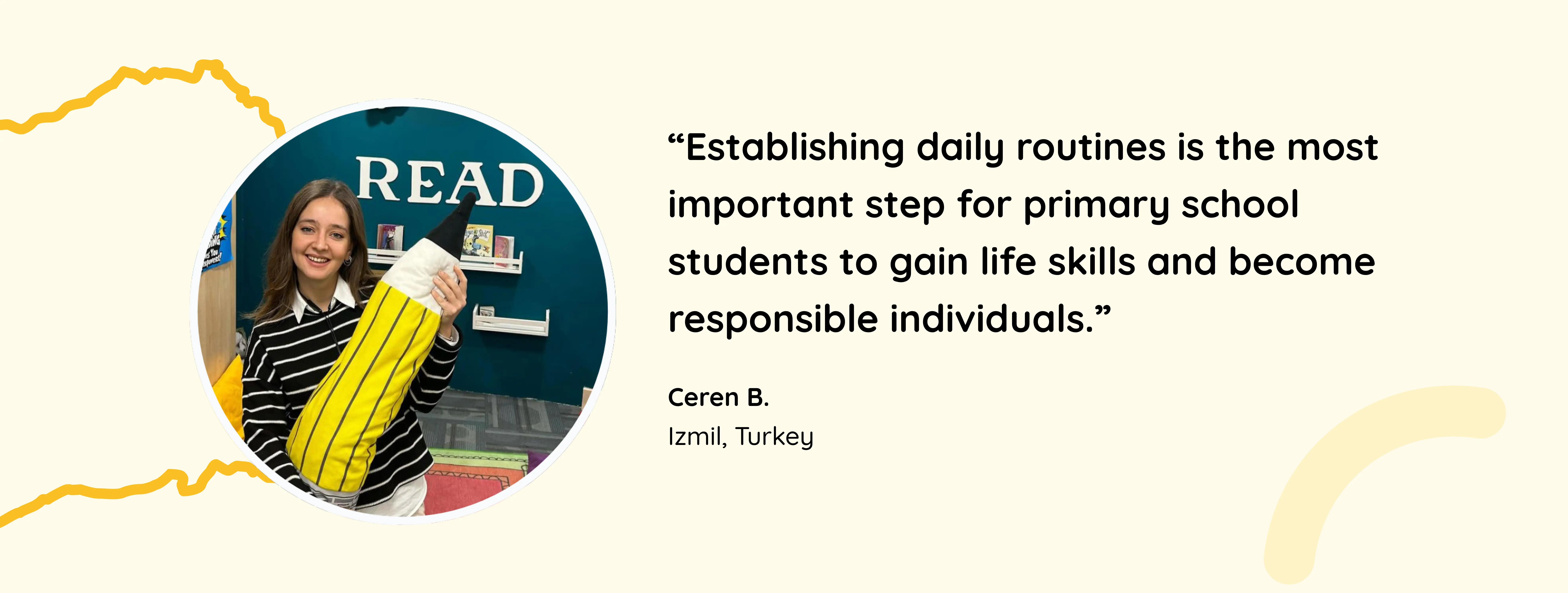 Meet Ceren, a Grade 1 teacher from Turkey