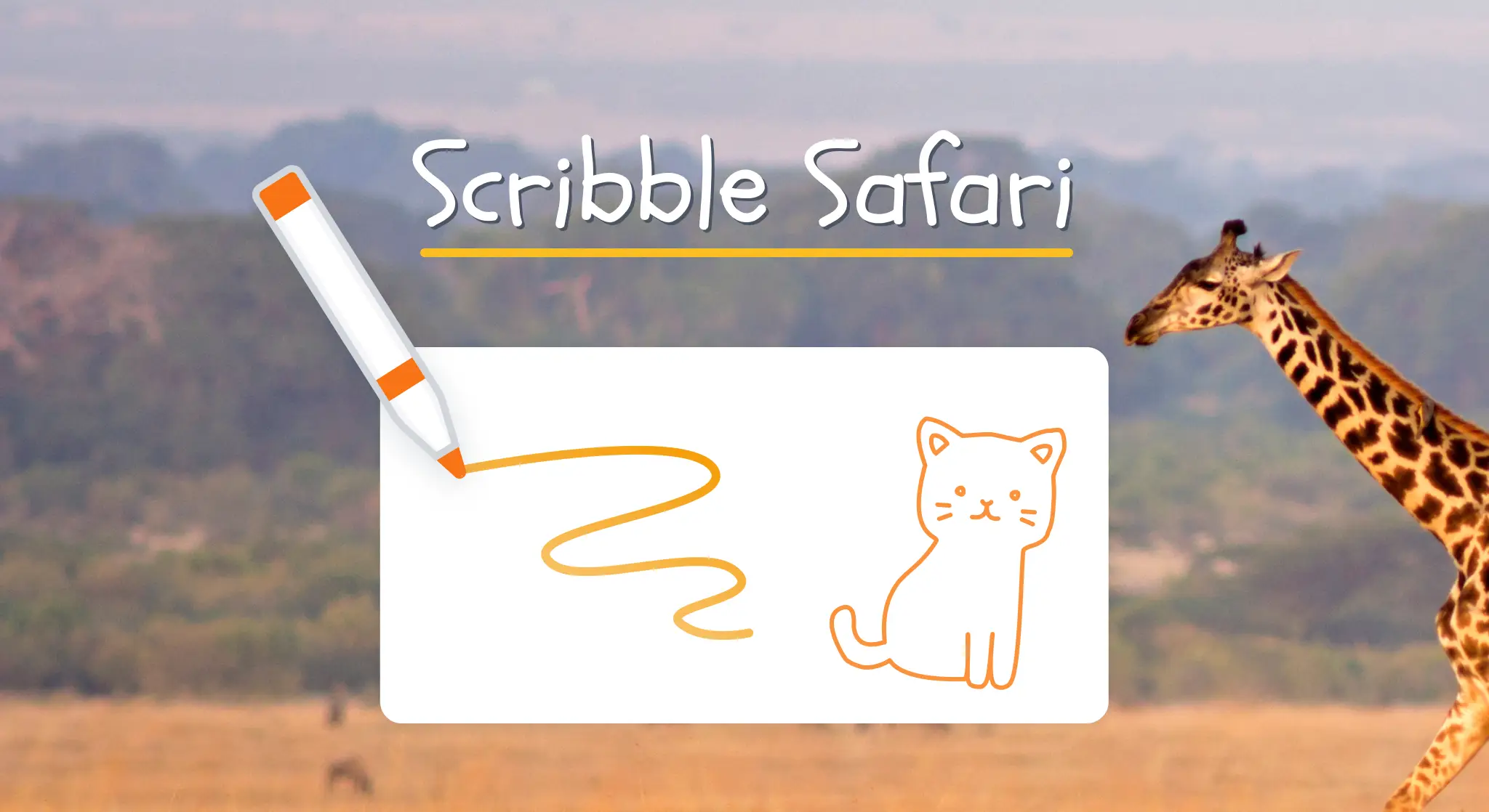 Draw an animal you'd see on a Safari in this fun brain break.