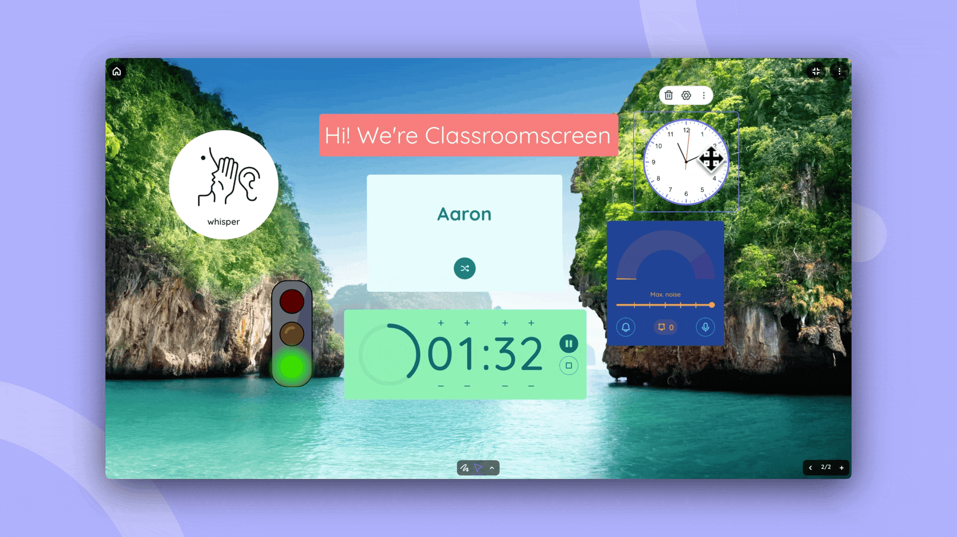 Hi! We're Classroomscreen.