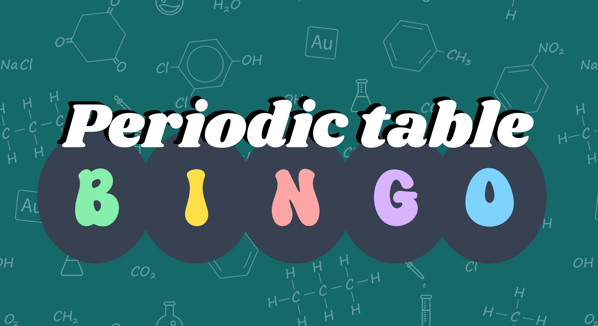 Play periodic table bingo