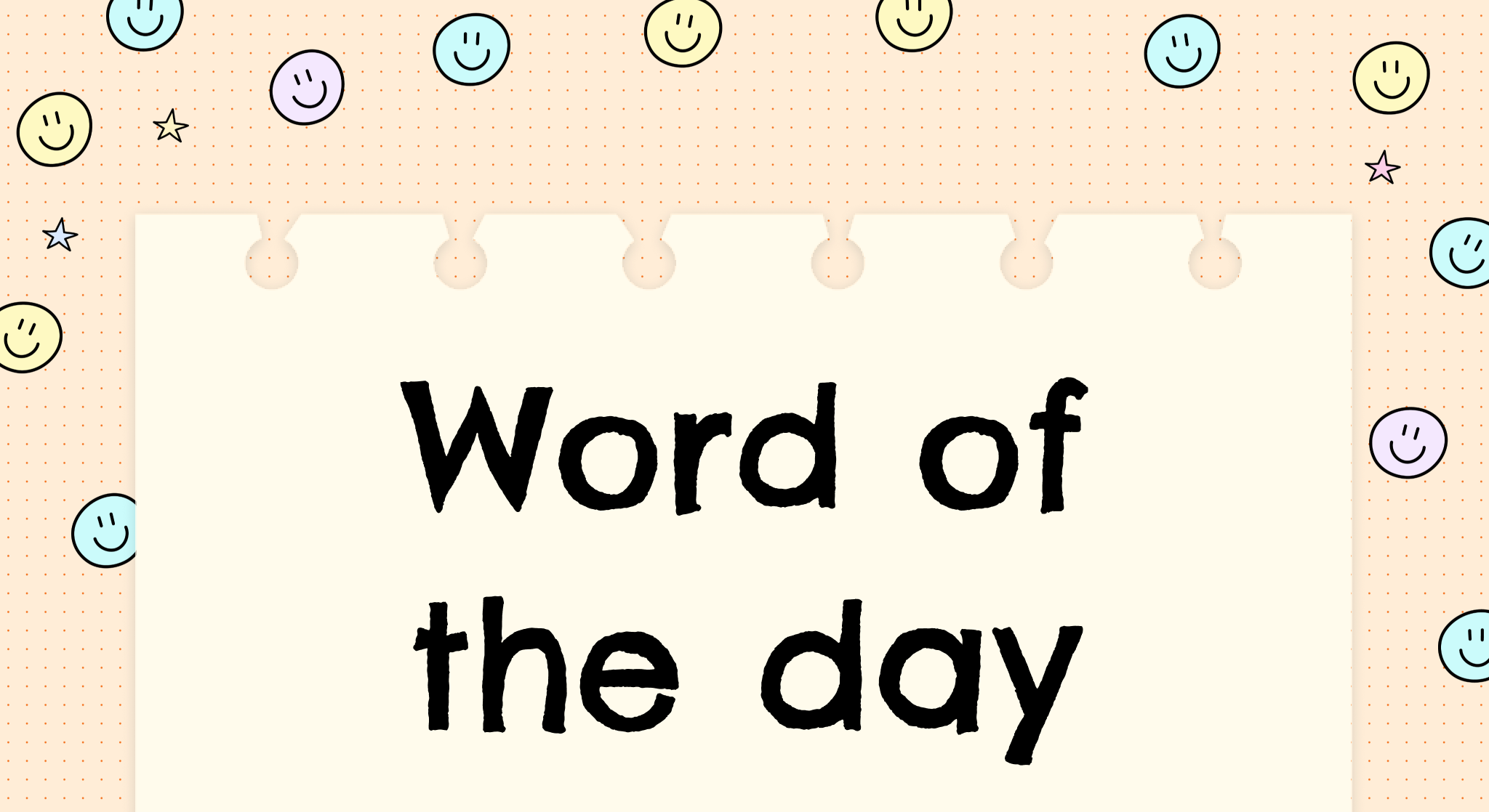 Word of the day