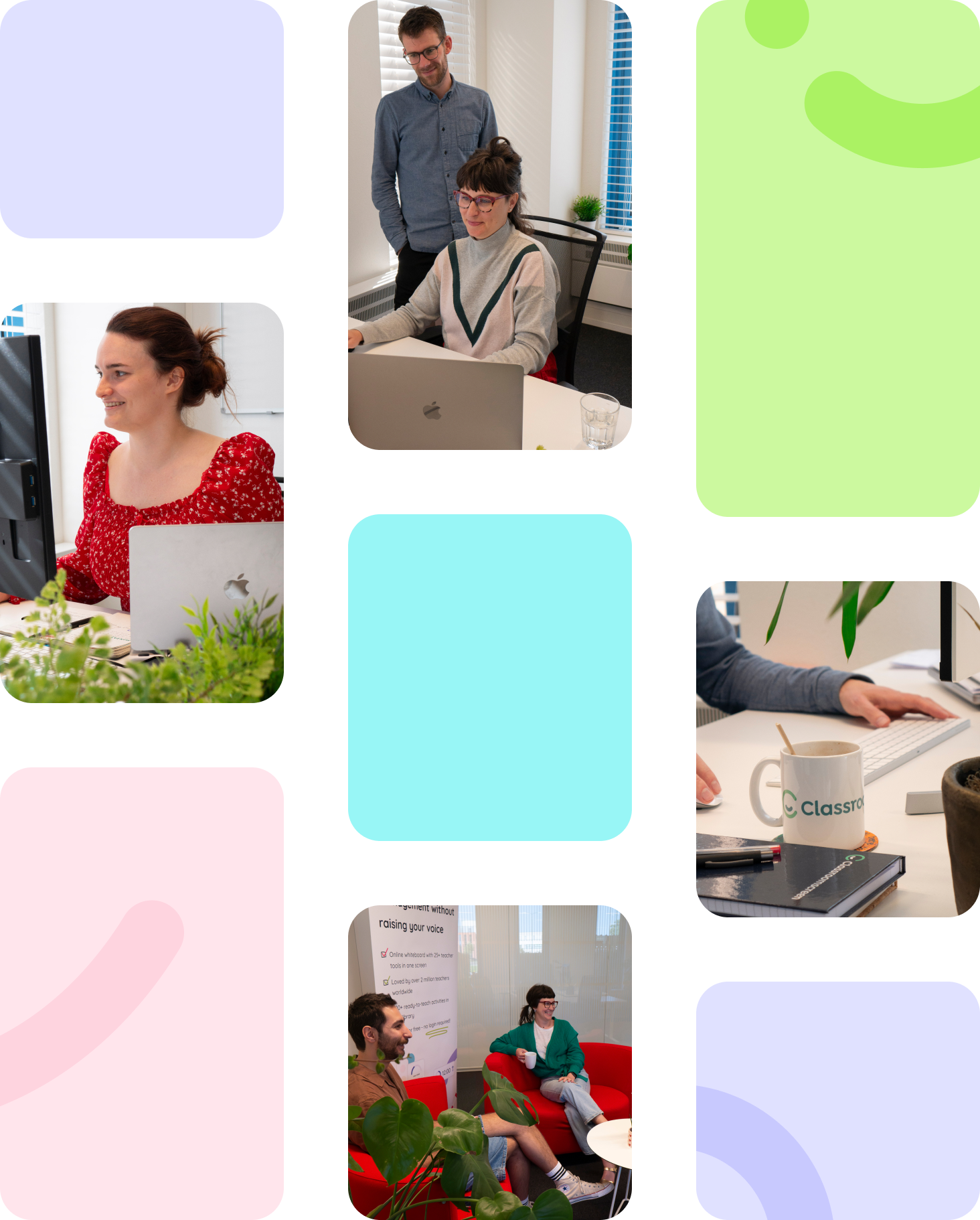 Image with the Classroomscreen team members