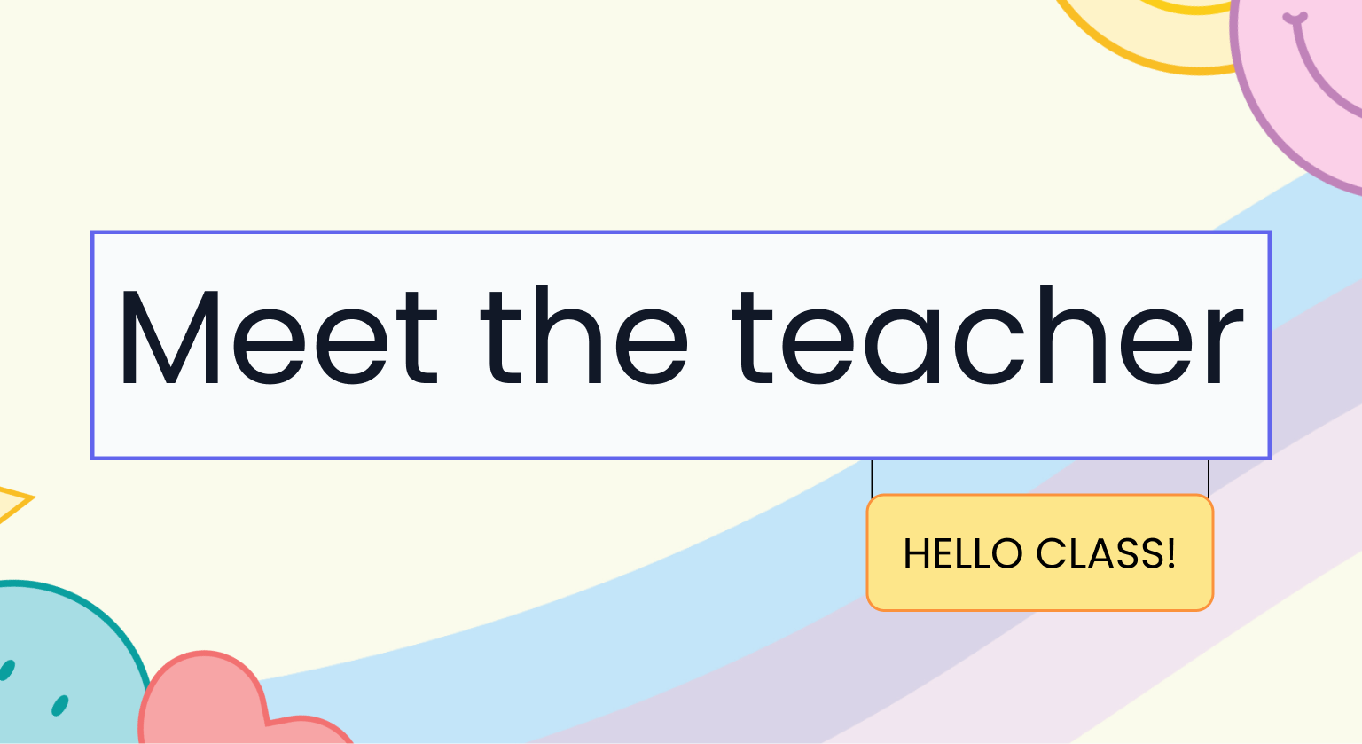 Let's say hi to the new class!