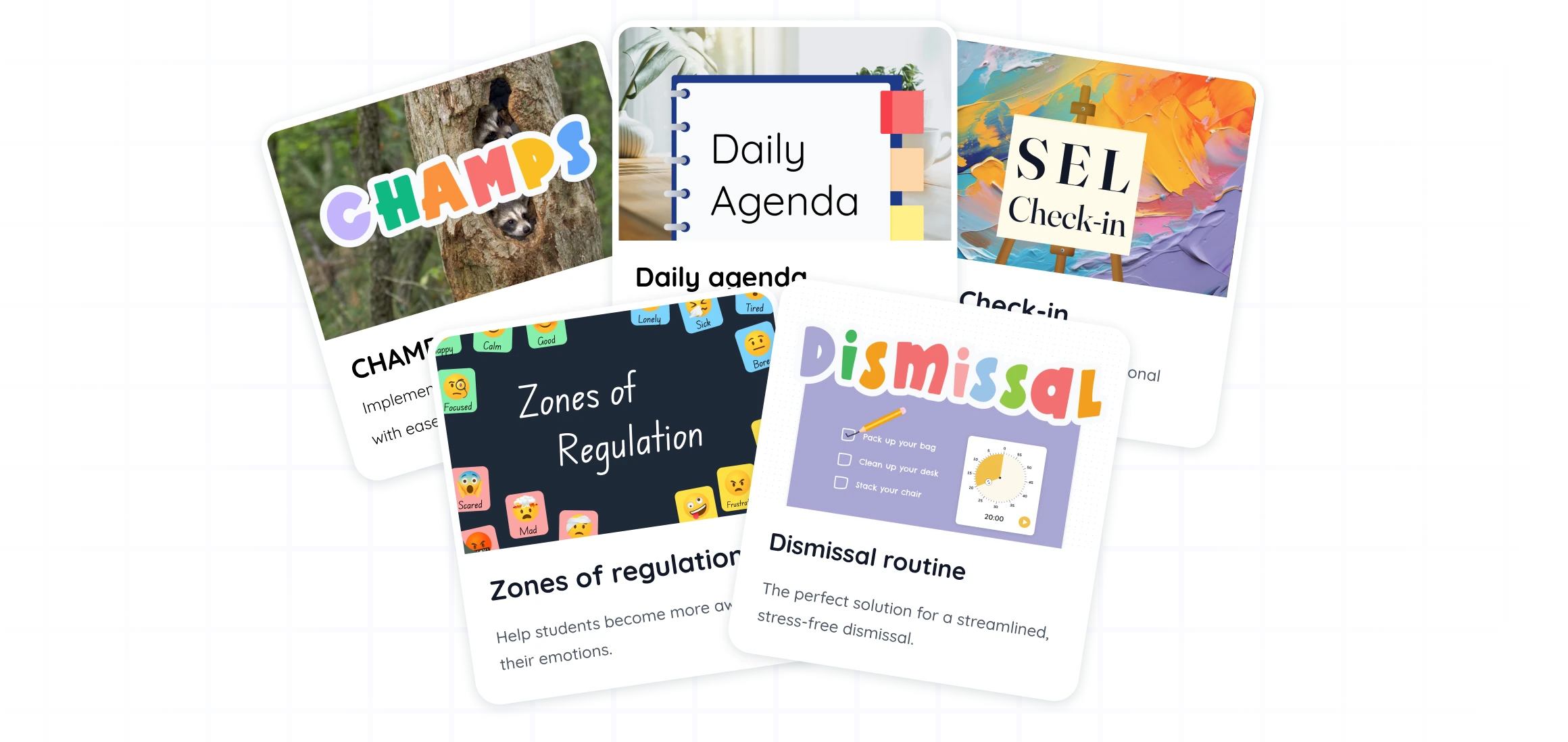 Class management templates