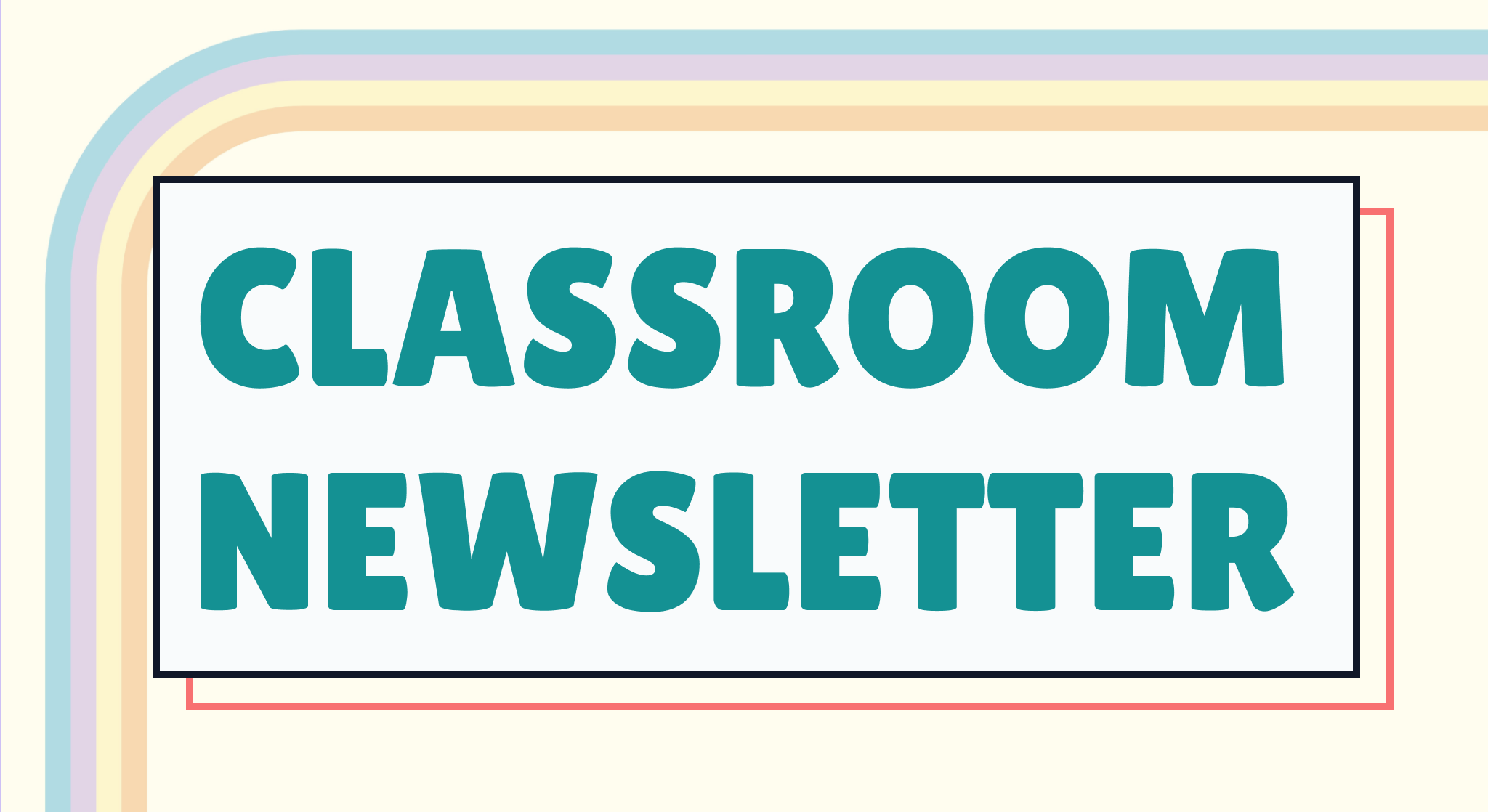 Share weekly class updates with this newsletter kit for Classroomscreen. Includes three customizable formats..