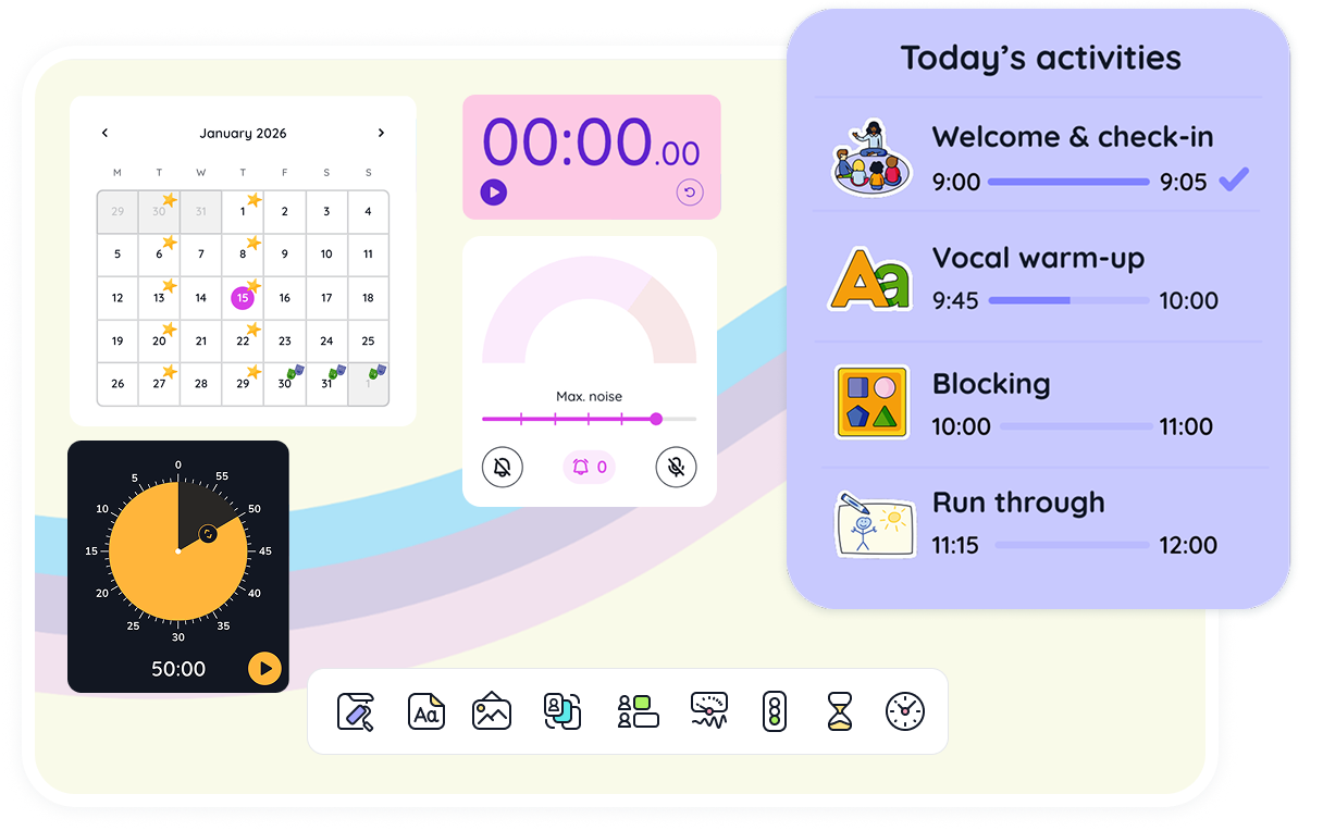 Screen For Teahers Classroomscreen for Drama Teachers: Streamline Rehearsals & Performances