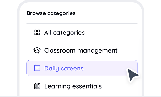 Lesson Complete Screen Create and organize all of your lessons in advance