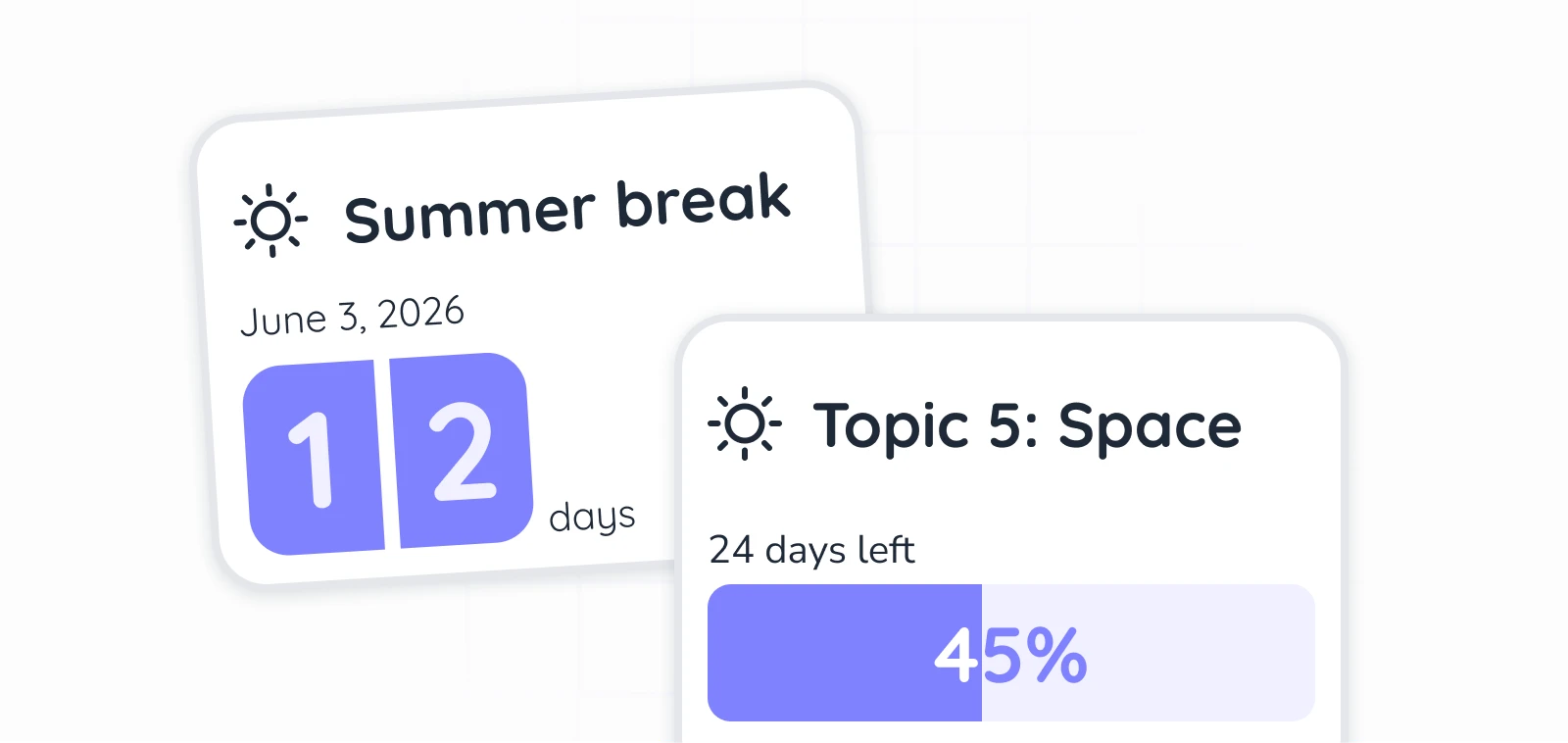 Countdown to big moments with the Event countdown widget
