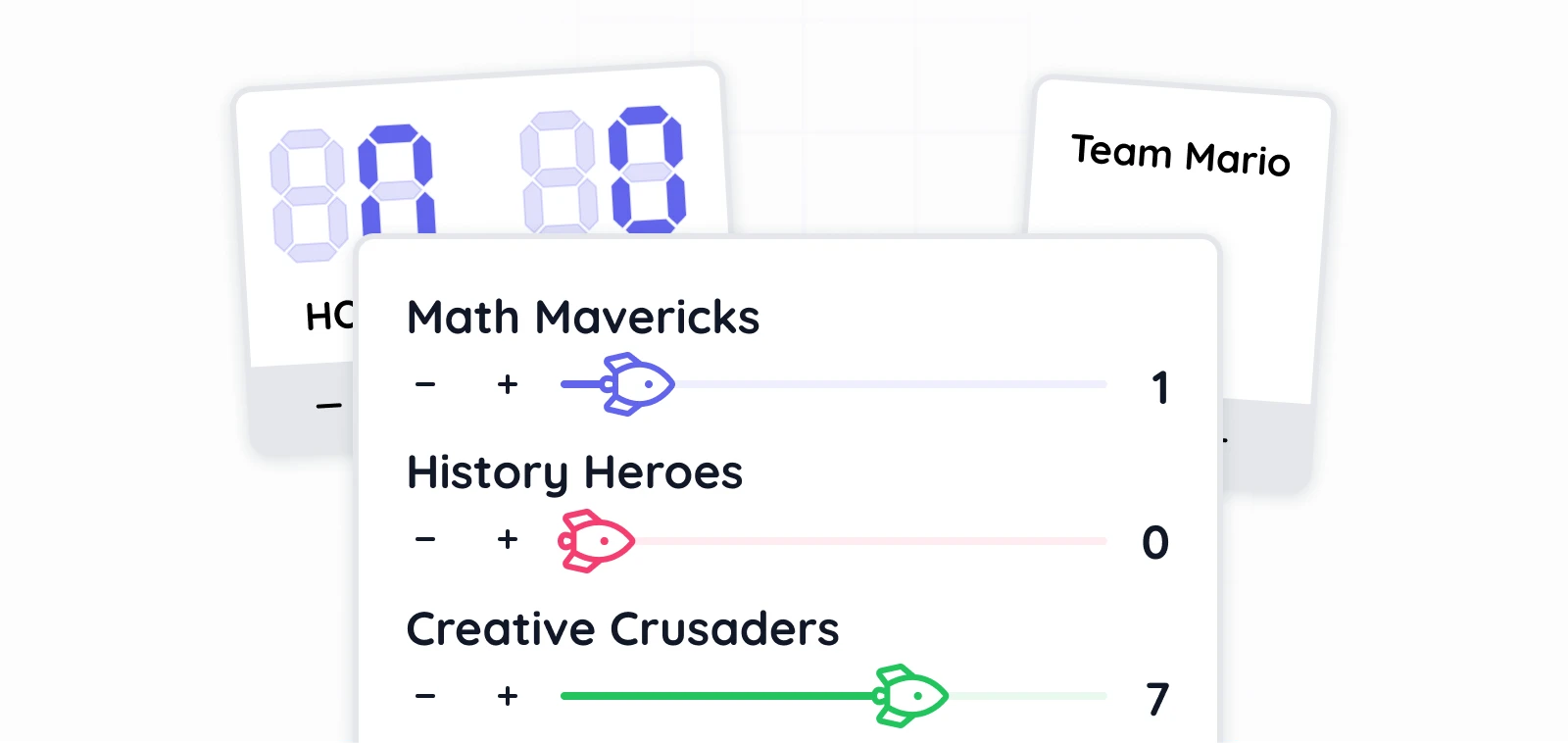 Bot Scoreboard Scoreboard widget | Free online classroom scorekeeper