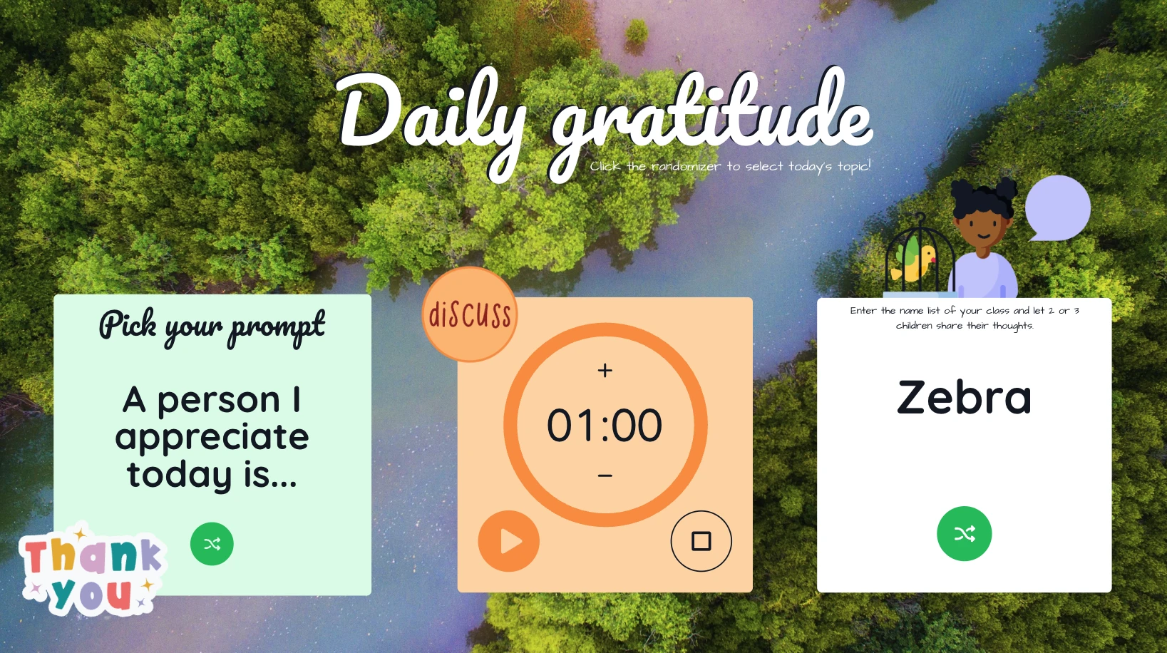 Quick Reflection Task Use this free screen for quick reflection in your classroom