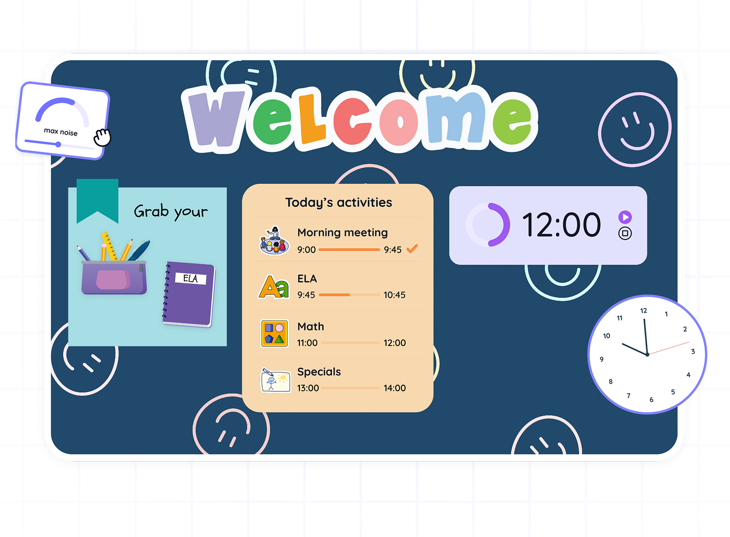 Create your own free editable morning slide